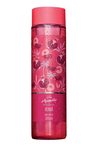  Perfume Aquavibe Refrescante Avon Romã Body Splash 300ml 