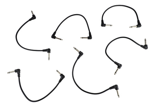 Cable De Conexión Para Pedales De Guitarra, 6 Unidades, Para