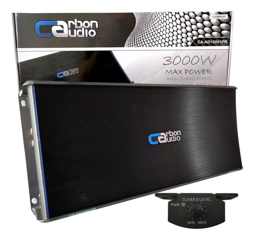Amplificador Carbon Audio Clase D 3000w 1 Canal Profesional 
