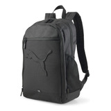 Mochila Backpack Puma Zumbido Logo Estampado Unisex Color Negro Diseño De La Tela Liso