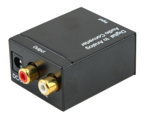 Convertidor De Audio Digital A Analogo Toslink Coaxial A Rca