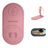 Mat Yoga Saltar Soga Meditacion Antideslizante Ejercicio 6mm Color Rosa