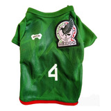 Playera Jersey Perro T3 Selección Mexicana Verde Qatar 2022