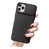 Funda Protect Cámara Deslizante Negro Para iPhone 6 6s + Kit