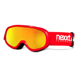 Antiparras Ski-snowboard Nexxt Lulu Junior (red Orange Mirro