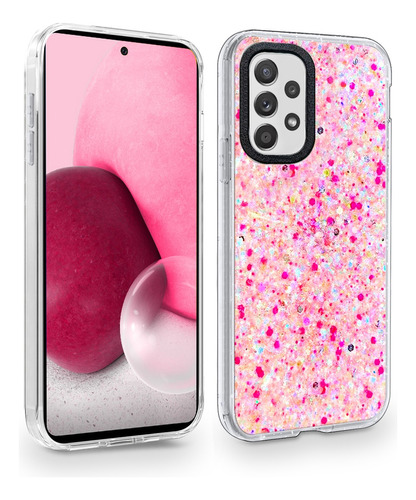 Funda Samsung Uso Rudo Mujer Brillantes Protección Cámara