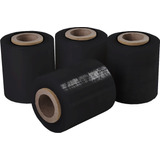 Film Stretch Virgen 10cm Rollo Negro Atar Embalar Caja 12u