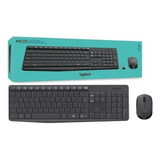 Logitech Mk235 Kit Teclado Mouse Wireless S/ Fio Resist Àgua