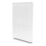 Tecla De Pared Smart Macroled Tactil 4 Canales Con Capacitor