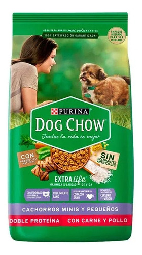 Dog Chow Cachorros Minis Y Pequeños 3 Kg