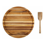 Beefurni Tabla De Cortar De Madera De Teca, Duradera, De