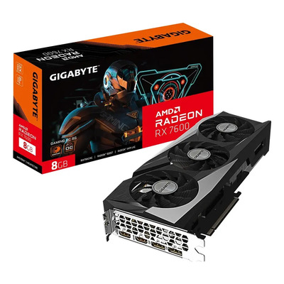 Tarjeta De Video Gigabyte Radeon Rx 7600 Gaming Oc 8g Gddr6 | Meses sin interés