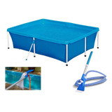 Kit Piscina De Armação 2000l Mor + Aspirador Venturi