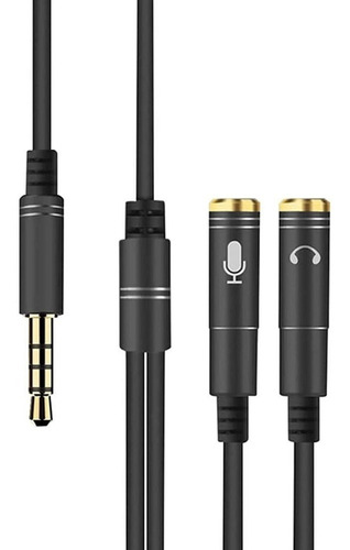 Cable De Audio Estereo 3.5 Mm Para Micrófono Y Audifonos