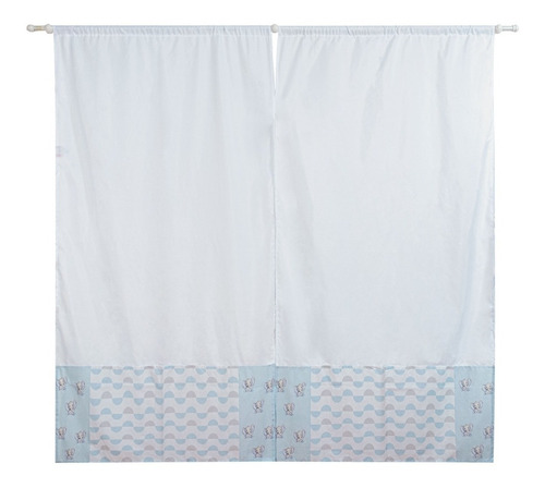 Cortinas Infantil Para Bebe Varias Estampa De Bichos