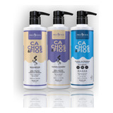 Kit Profios Encrespando+shampoo+condicionador+cr. De Pentear