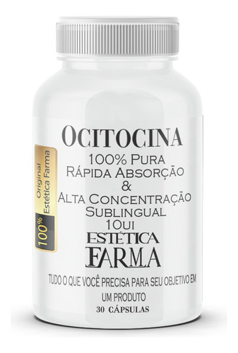 Ocitocina Original 100% Pura Alta Absorção Sublingual 10ui 