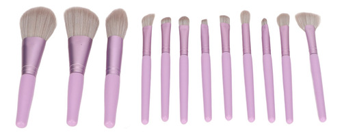 Set Profesional De Brochas De Maquillaje, 12 Unidades, Portá