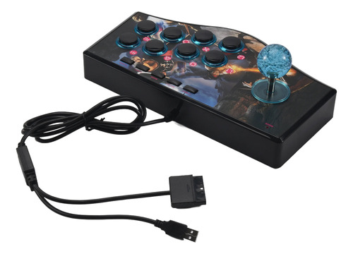 Controlador Joystick Usb C9retro Arcade Game Rocker Para Ps2