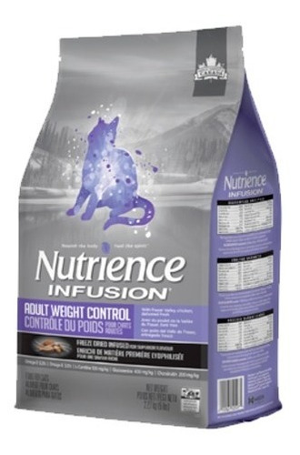 Alimento Gatos Nutrience Infusion Contro Peso 2,27kg (pollo)