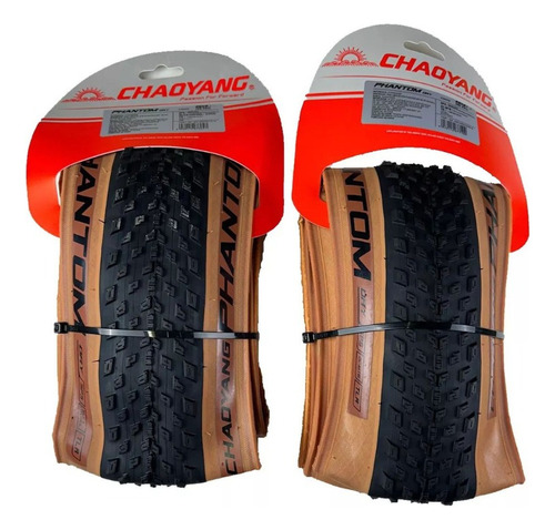 Par Pneu Mtb Chaoyang Phantom Dry Aro 29x2.30 Tbl Fx Bege