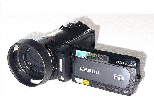 Canon Vixia Hf20 32gb Interno Entrada Mic Externo Semi Pro 
