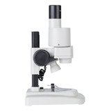 Microscopio Recto Binocular Led Fuente De Luz Microscopio