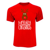 Camisetas Navideñas Reno Merry Christmas Adultos Y  Niños 