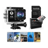 Câmera Filmadora 4k Youtuber Blogueira Bike +32gb+ Bateria