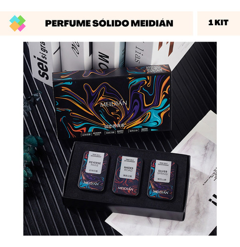 Perfume Masculino Sólido Fragrância Portátil Sexy Meidián