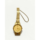 Relógio Antigo Seiko Quartz Dourado Japan 1400-0250