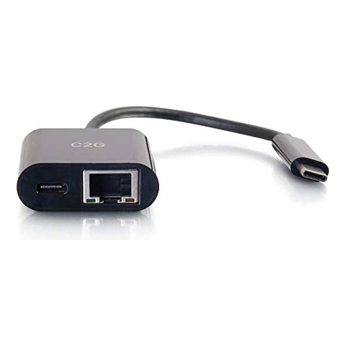 Adaptador Usb Adaptador Ethernet Cables Negros De Poder...