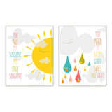 The Kids Room By Stupell - Juego De 2 Placas Graficas Para P