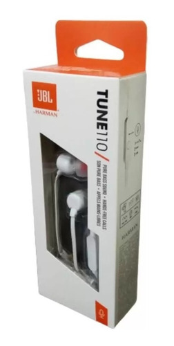 Kit 10 Fones De Ouvido Intra Auricular T110 Branco Jbl