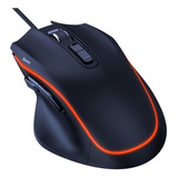 Mouse Gamer Baseus Gmgm01-01 Negro Con Naranja