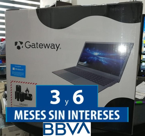 Laptop Gateway Nueva En Caja - 3 Y 6 Meses Sin Intereses 