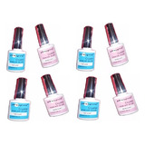 Top Coat Y Base Coat Pinky Iva 8 Piezas