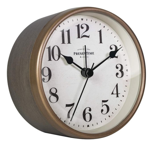 Presentime & Co 4 Reloj Despertador De Mesa Vintage, Silenci