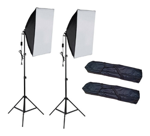 Kit Profesional Softbox Para Iluminacion Video Fotografia