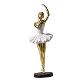 Estatuilla Bailarina De Resina Para Decoración De Hogar