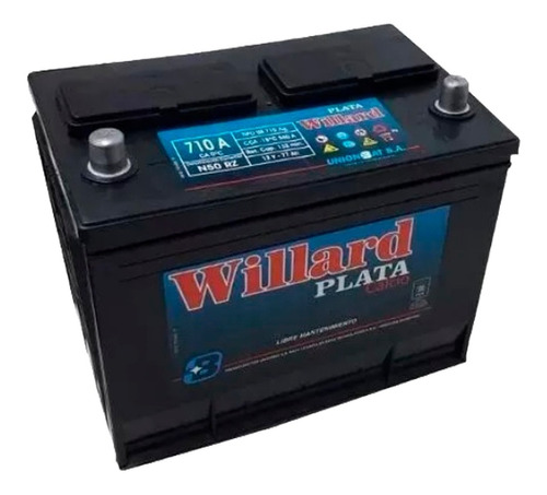 Bateria 12x85 Willard Ub710 12v 77amp