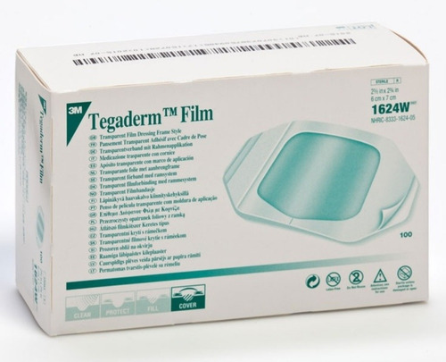 Apósito Tegaderm Film 3m® 6x7cms 100 Unid Envío Gratis 