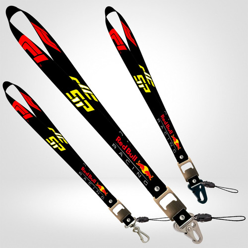 Lanyard Cinta Porta Gafete Con Destapador, F1 Sp Checo Pérez