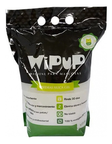 Piedras Sanitarias Silica Gel Wipup Natural X 3,8 L