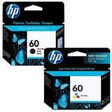 Cartuchos Hp 60 Preto + 60 Color Originais C4680 C4780 D110