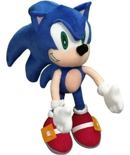 Boneco Sonic De Pelúcia 50cm Gigante Antialergico Bichinho