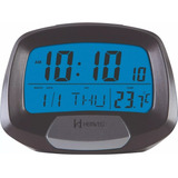 Relógio Despertador Herweg 2977-071 Calendário Termômetro