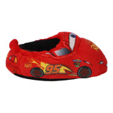 Pantufla Bebé 3d Cars Rojo