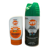  Off! Pack Aerosol + Crema, Repelentes Para Mosquitos