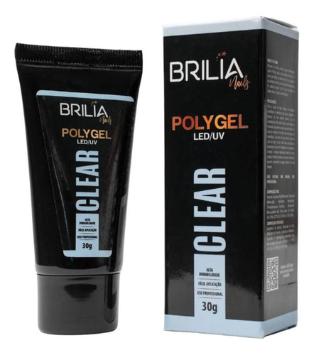 Brilia Nail Polygel Clear 30g